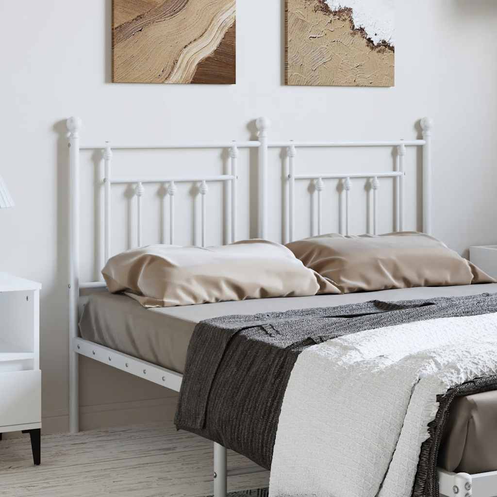 Metal Replace Headboard White 135 cm