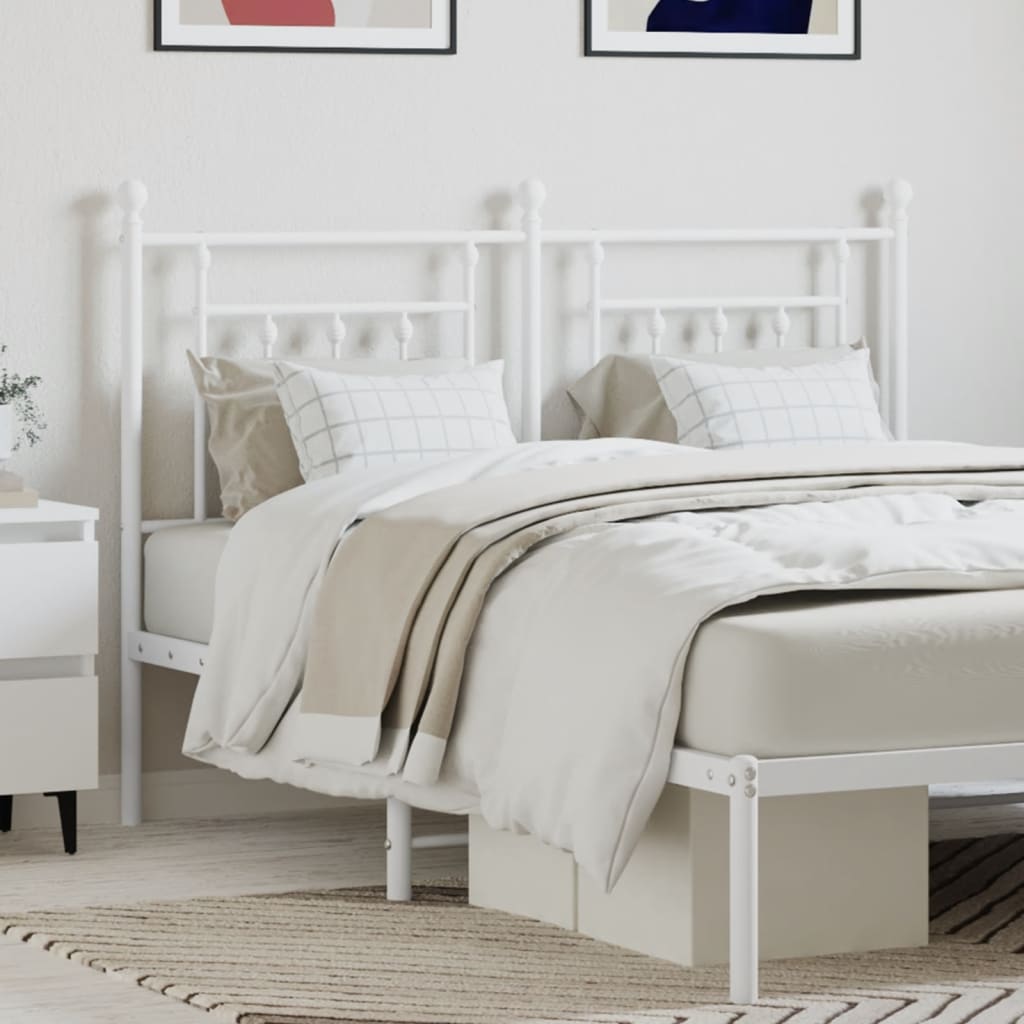 Metal Replace Headboard White 140 cm