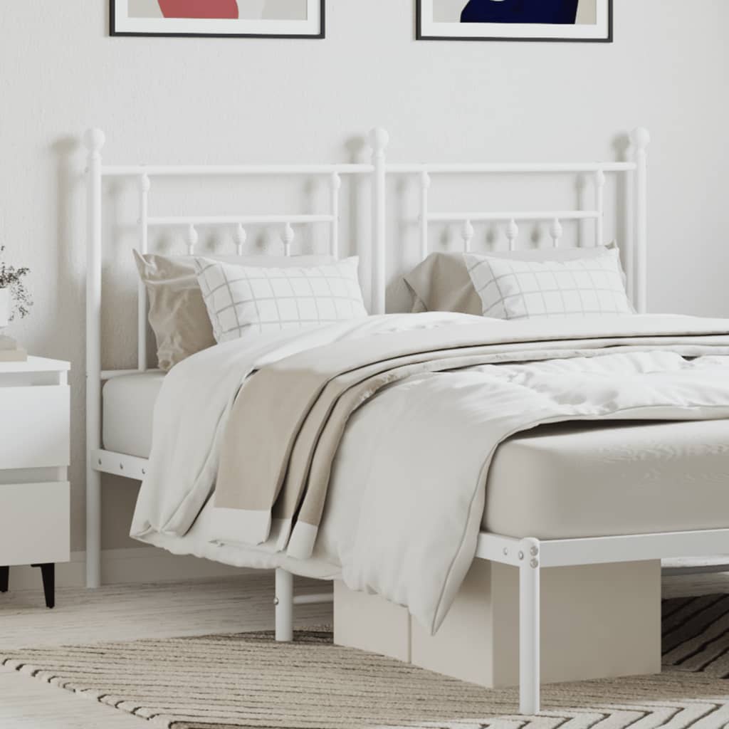 Metal Replace Headboard White 150 cm