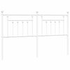 Metal Headboard White 180 cm