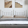 Metal Headboard White 180 cm