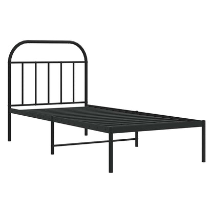 Bed Frame | Black | Powder-coated Steel | Single | Bed Frame