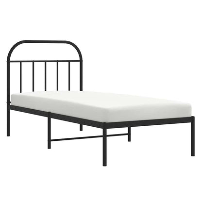 Bed Frame | Black | Powder-coated Steel | Single | Bed Frame