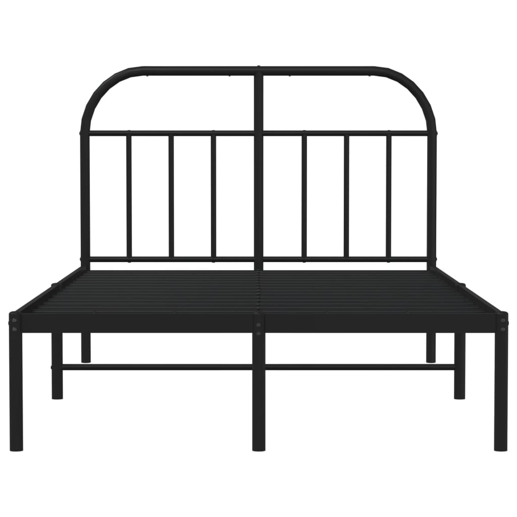 Bed Frame | Black | Steel | Small Double | Bed Frame | Rectangular