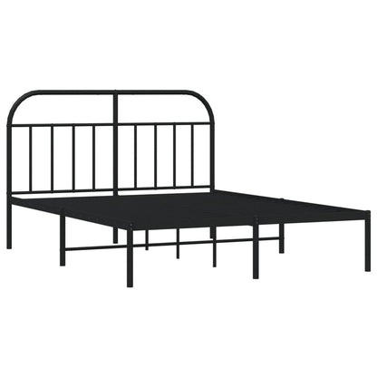 Bed Frame | Black | Powder-coated steel | Double | Bed Frame