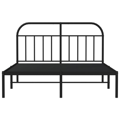 Bed Frame | Black | Powder-coated steel | Double | Bed Frame