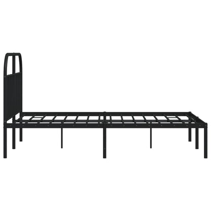 Bed Frame | Black | Powder-Coated Steel | 140 x 200 cm | Bed Frame