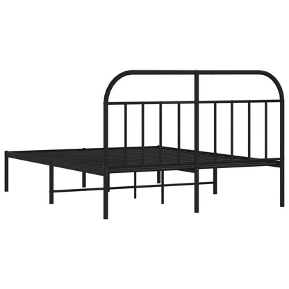 Bed Frame | Black | Powder-Coated Steel | 140 x 200 cm | Bed Frame
