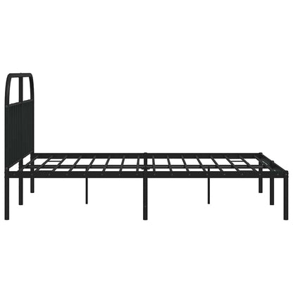 Bed Frame | Black | Powder-Coated Steel | Double | Bed Frame