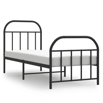 Bed Frame | Black | Powder-coated Steel | Small Single | Bed Frame