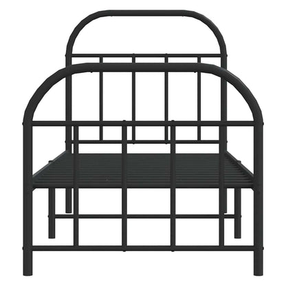 Bed Frame | Black | Powder-coated Steel | Small Single | Bed Frame