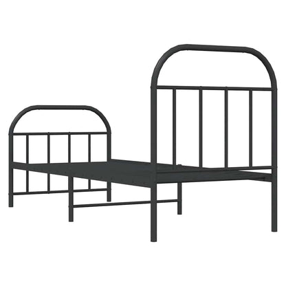 Bed Frame | Black | Powder-coated Steel | Small Single | Bed Frame