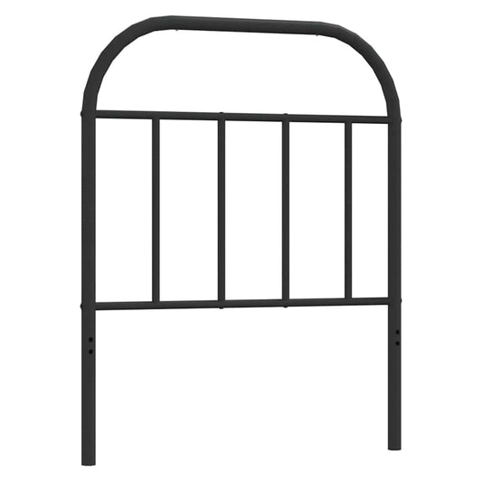Metal Replace Headboard Black 75 cm