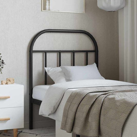 Metal Replace Headboard Black 75 cm