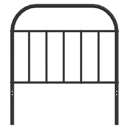 Metal Replace Headboard Black 80 cm