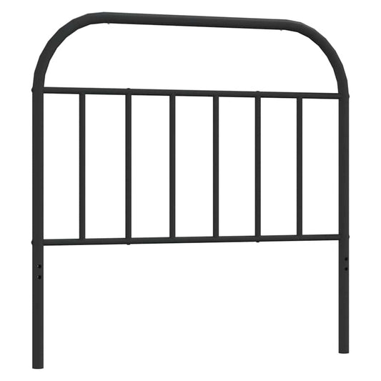 Metal Replace Headboard Black 100 cm