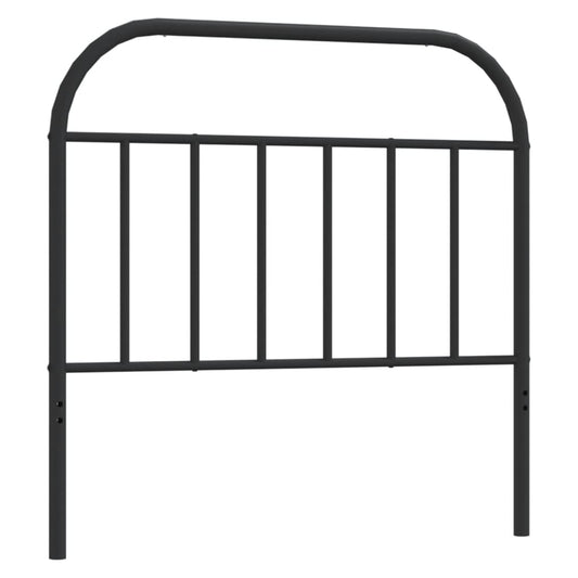 Metal Replace Headboard Black 107 cm