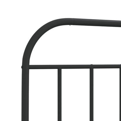 Metal Replace Headboard Black 107 cm