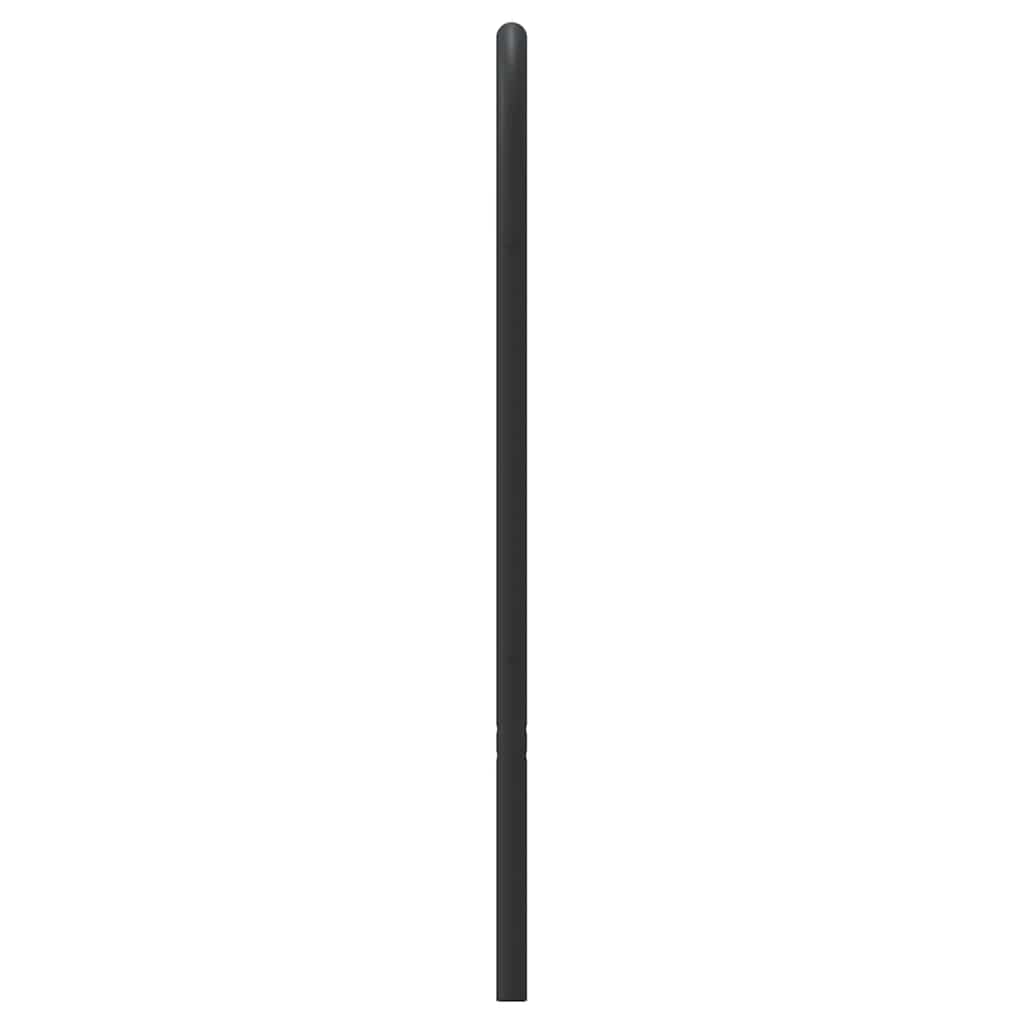 Headboard | Black | Powder-Coated Steel | 120 cm wide | Stylish Look