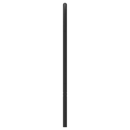 Headboard | Black | Powder-Coated Steel | 120 cm wide | Stylish Look