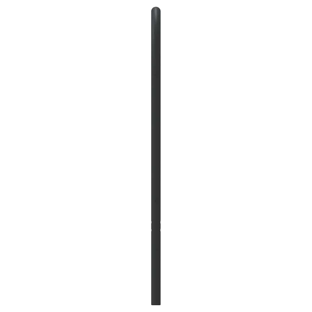 Headboard | Black | Powder-Coated Steel | 135 cm Suitable Mattress Width