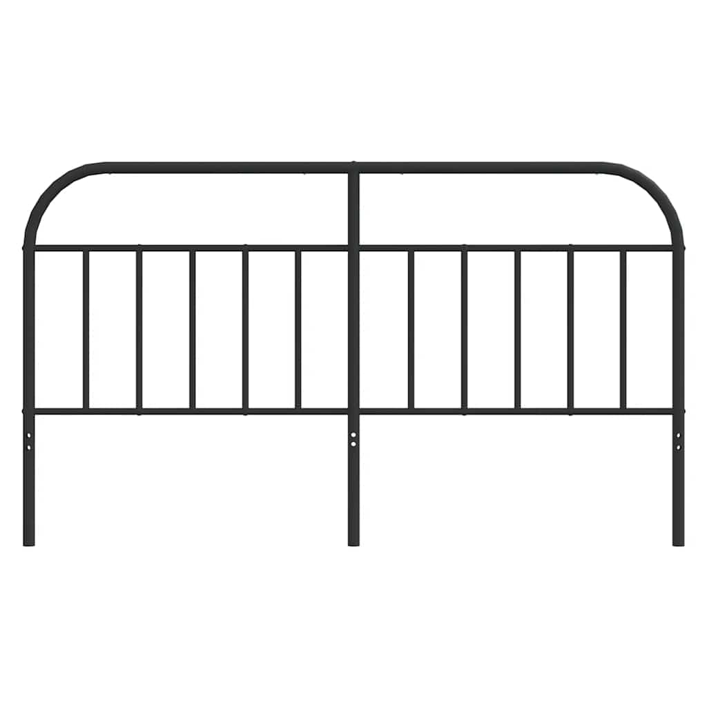 Metal Replace Headboard Black 180 cm