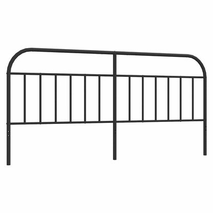 Headboard | Black | Steel | 193 cm width | Headboard | Rectangular