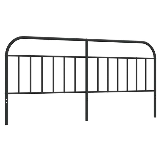 Metal Replace Headboard Black 193 cm