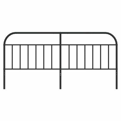 Headboard | Black | Steel | 193 cm width | Headboard | Rectangular