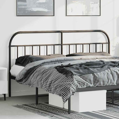 Headboard | Black | Steel | 193 cm width | Headboard | Rectangular