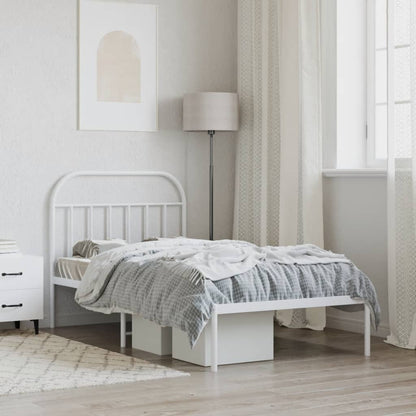 Bed Frame | White | Powder-coated steel | Single | Bed Frame