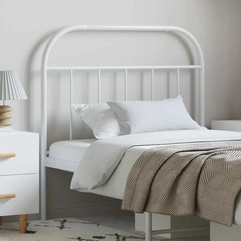 Metal Replace Headboard White 100 cm
