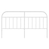 Metal Headboard White 180 cm