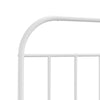 Metal Headboard White 180 cm