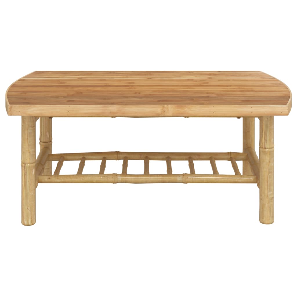 Patio Coffee Table 35.4"x21.7"x14.6" Bamboo