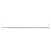 Curtain Rails 2 pcs White and Silver 60-105 cm Aluminium
