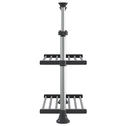 Kitchen Shelf 50x25x(50-70) cm Aluminium