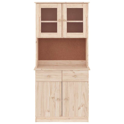 Highboard ALTA 77x35x165 cm Solid Wood Pine