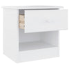Bedside Cabinet ALTA White 41x35x41 cm Solid Wood Pine