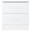 Bedside Cabinet ALTA White 41x35x41 cm Solid Wood Pine