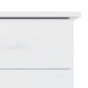 Bedside Cabinet ALTA White 41x35x41 cm Solid Wood Pine