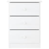 Bedside Cabinet ALTA White 41x35x55.5 cm Solid Wood Pine