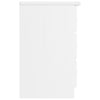 Bedside Cabinet ALTA White 41x35x55.5 cm Solid Wood Pine