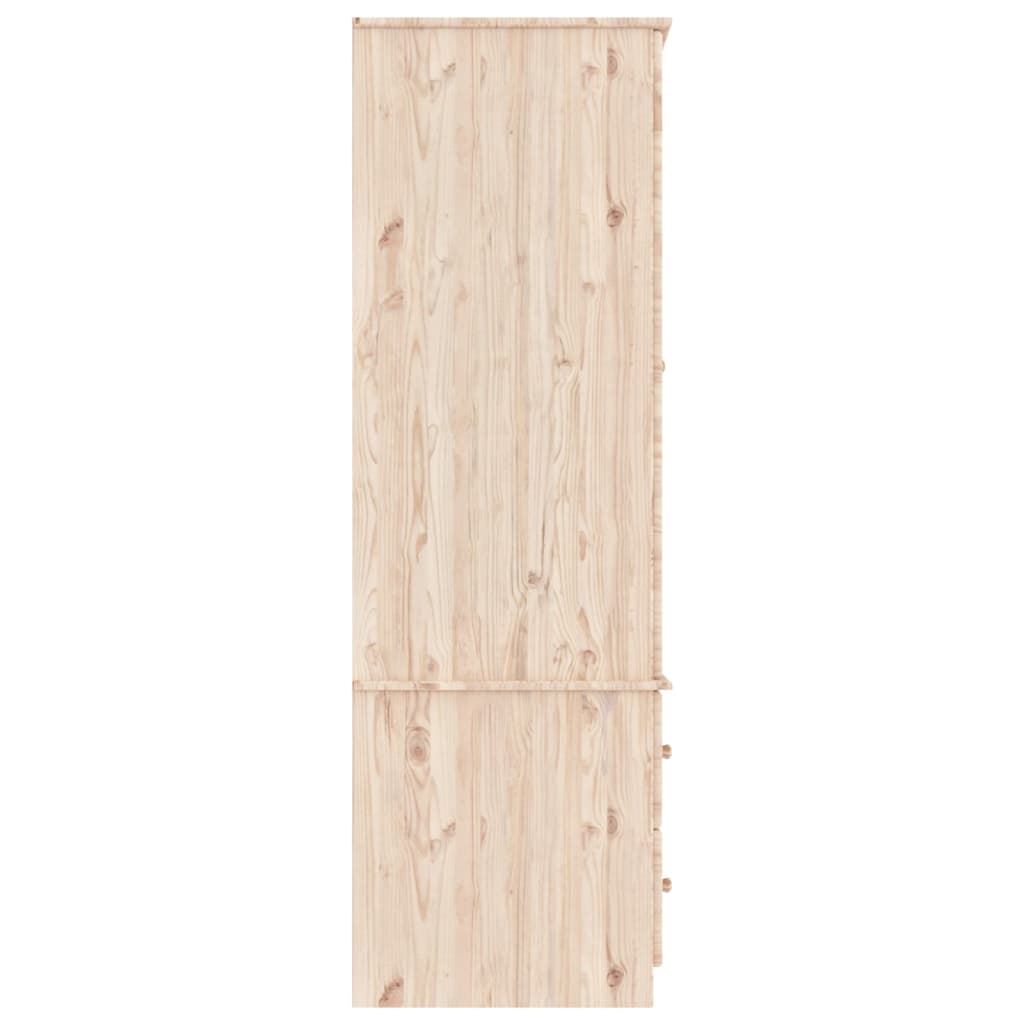 Wardrobe ALTA 90x55x170 cm Solid Wood Pine