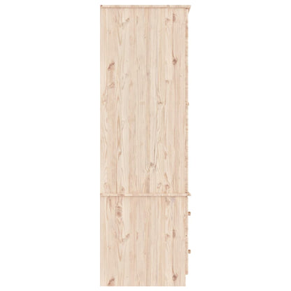 Wardrobe ALTA 90x55x170 cm Solid Wood Pine