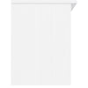 Shoe Bench ALTA White 39.4"x13.8"x17.7" Solid Wood Pine