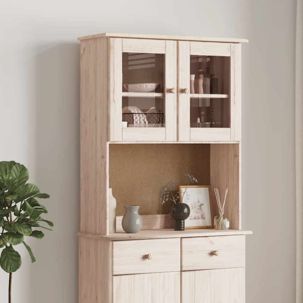Dresser Top ALTA 77x30x92 cm Solid Wood Pine