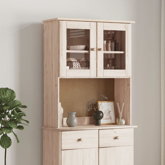 Dresser Top ALTA 77x30x92 cm Solid Wood Pine