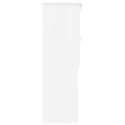 Dresser Top ALTA White 77x30x92 cm Solid Wood Pine