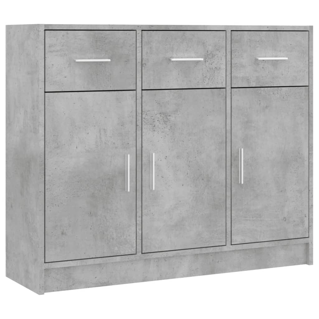 Sideboard | Concrete grey | Engineered wood | Medium | Sideboard